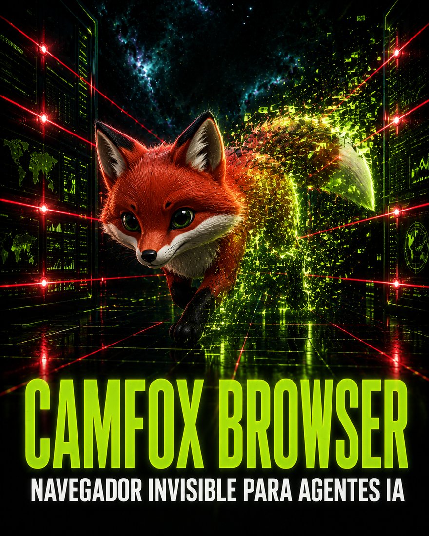 Camfox Browser (Camoufox), navegador anti-detección gratuito para agentes de IA